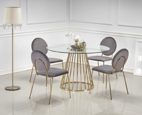 szklany-okrągły-stół-w-aranżacji