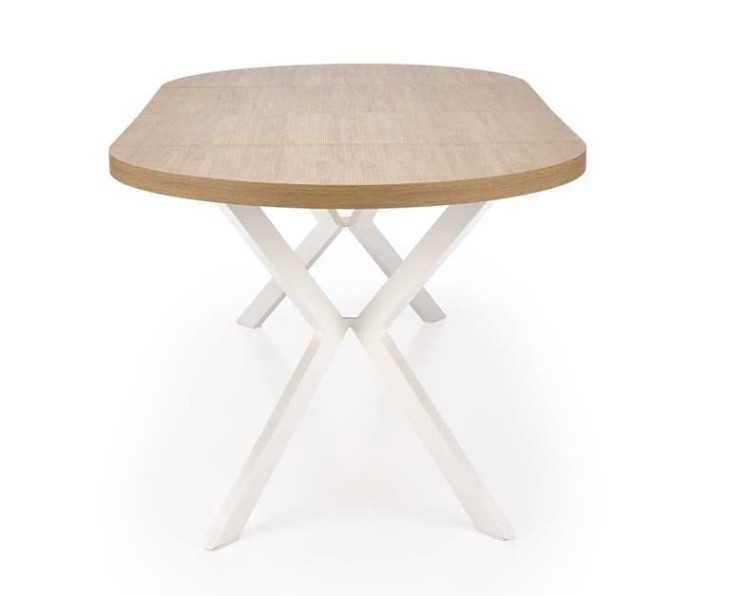 stół-do-jadalni-na-białym-stelażu