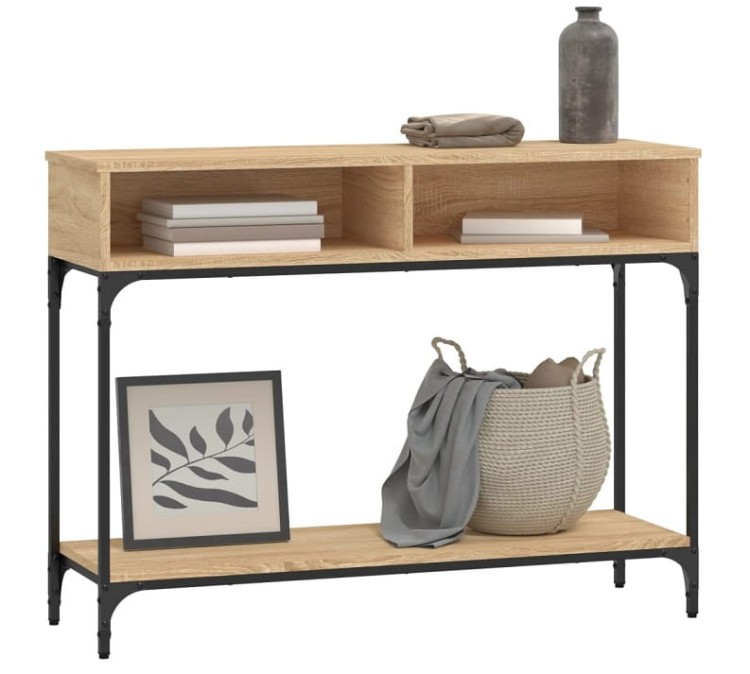 konsola-przyścienna-z-półkami