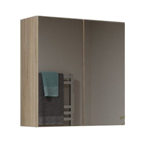 Łazienkowa szafka wisząca z lustrem sonoma