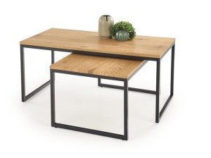 Industrialne stoliki kawowe - zestaw