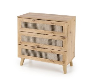 Szafka z szufladami na nóżkach boho