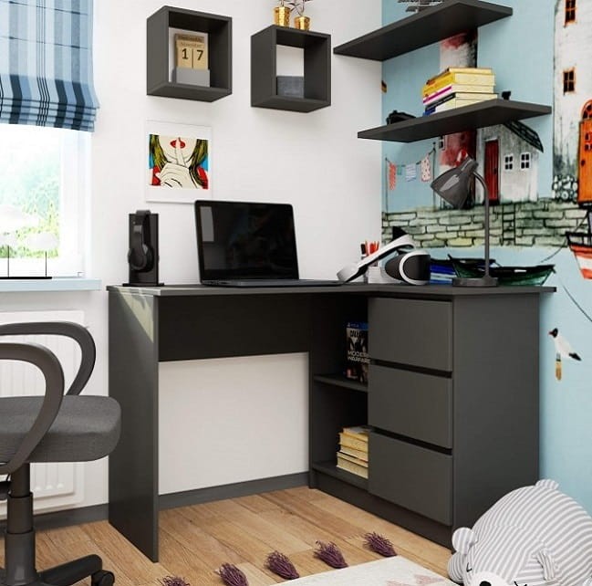 biurko-narożne-w-aranżacji-młodzieżowej