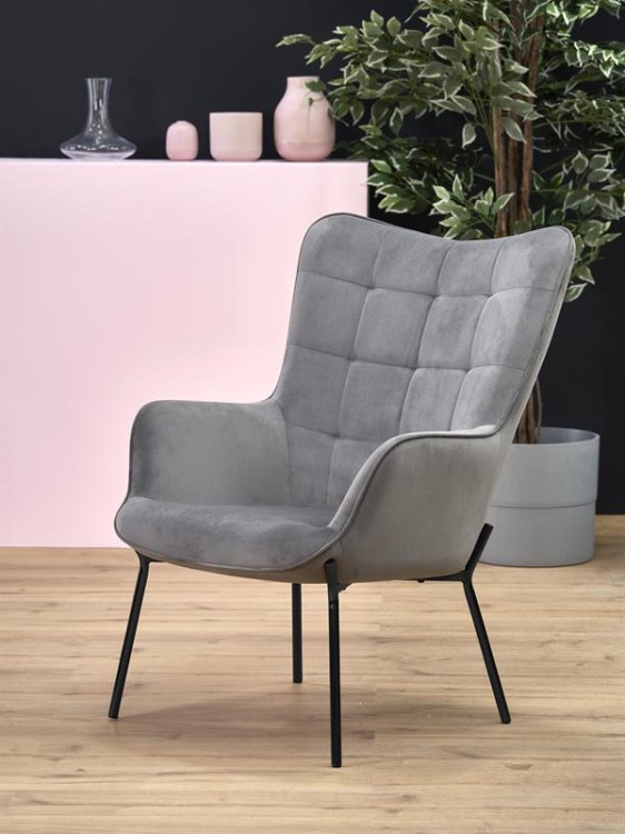 Szary-fotel-wypoczynkowy-na-nóżkach