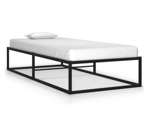 Czarna rama do łóżka loft 90x200 cm