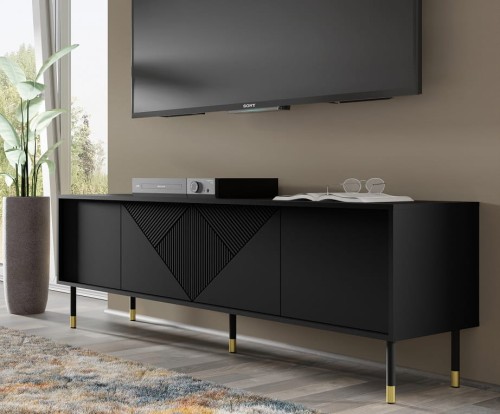 nowoczesny-stolik-pod-tv-czarny-mat