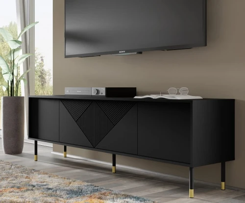nowoczesny-stolik-pod-tv-czarny-mat
