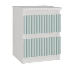 Szafka nocna do pokoju dziecięcego miętowy