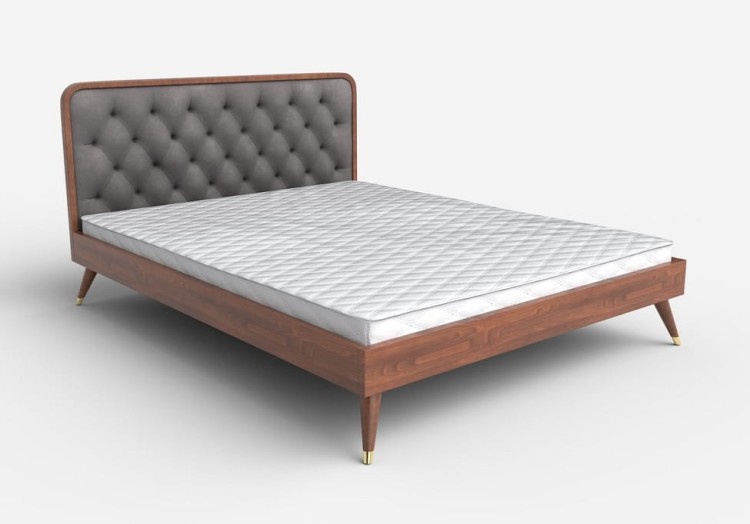 łóżko-drewniane-na-nóżkach