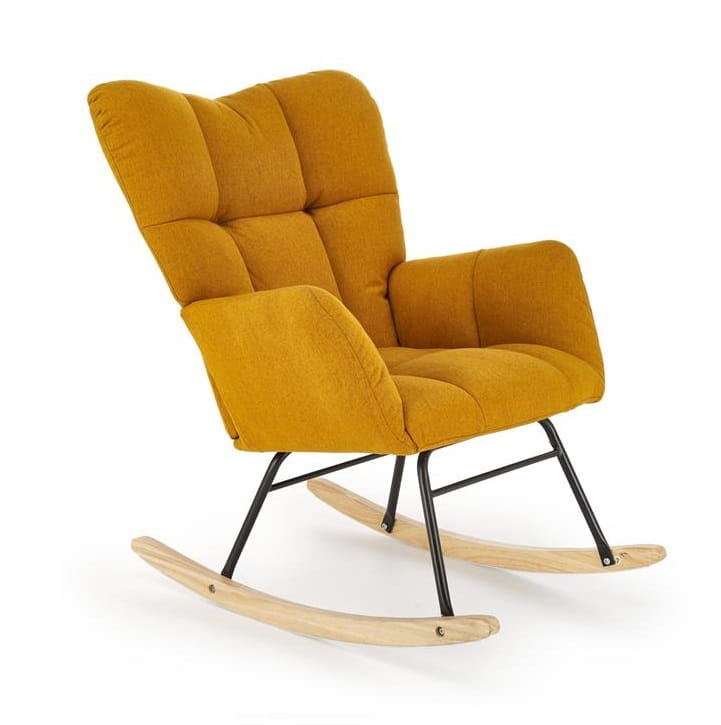 musztardowy-fotel-na-biegunach