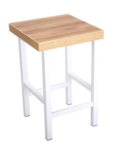 Stołek do kuchni taboret loft metal 30x30 cm