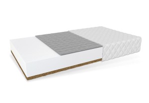 Materac piankowy z gryką i kokosem 70x140 H2/H3