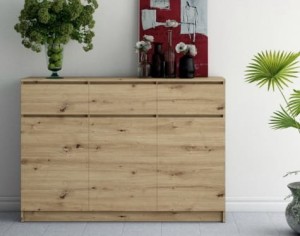 Szafka komoda na segregatory ubrania biurowa