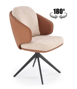 Wygodne krzesło do jadalni z podłokietnikami