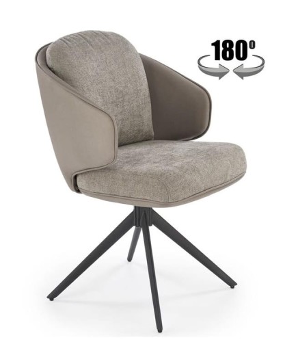szare-obrotowe-krzesło-do-jadalni
