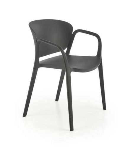 czarne-plastikowe-krzesło-ogrodowe