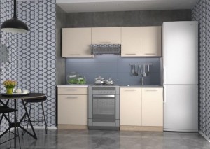 Meble kuchenne komplet 200cm wanilia