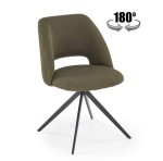Oliwkowe krzesło do jadalni pająk