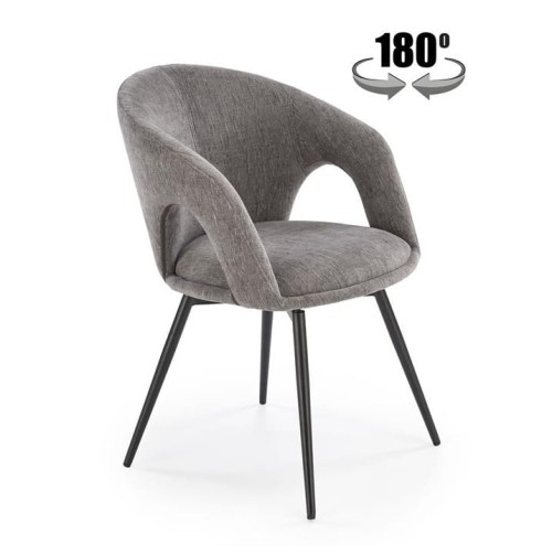 szare-krzesło-obrotowe-do-jadalni