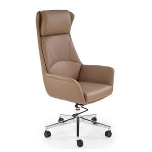 Fotel gabinetowy z wysokim oparciem