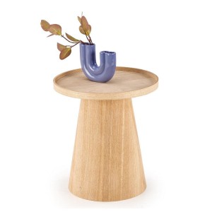 Okrągły stolik kawowy na nodze