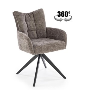 Obrotowe krzesło do jadalni popiel