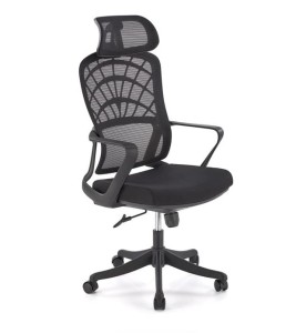 Czarne krzesło obrotowe do biurka