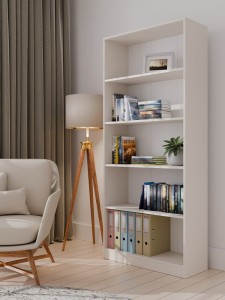 Szeroki regał na książki kaszmir