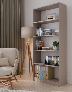 Regał biurowy na segregatory glina