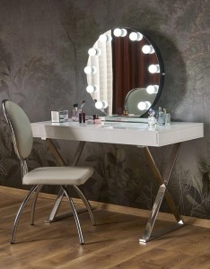 Okragłe lustro z oświetleniem LED