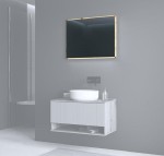 Lustro łazienkowe z oświetleniem LED 80cm