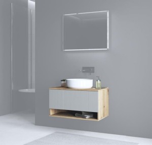 Duża wisząca szafka łazienkowa kaszmir