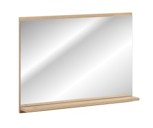 Lustro łazienkowe z półką 80 cm