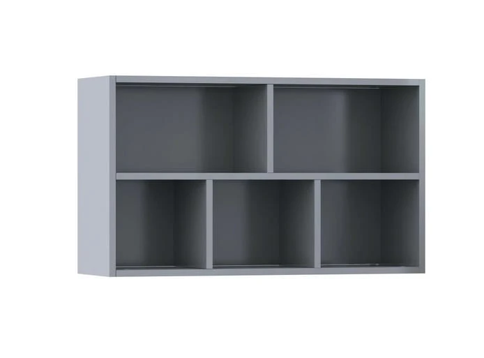 Uniwersalna-półka-z-przegrodami-szara