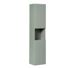 Wiszący regał łazienkowy ryflowany mięta