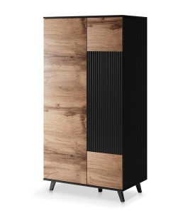 Szafa z lamelami dąb wotan 90x182cm