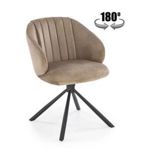 Krzesło do jadalni z obracanym siedziskiem