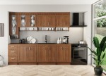 Komplet mebli kuchennych retro orzech