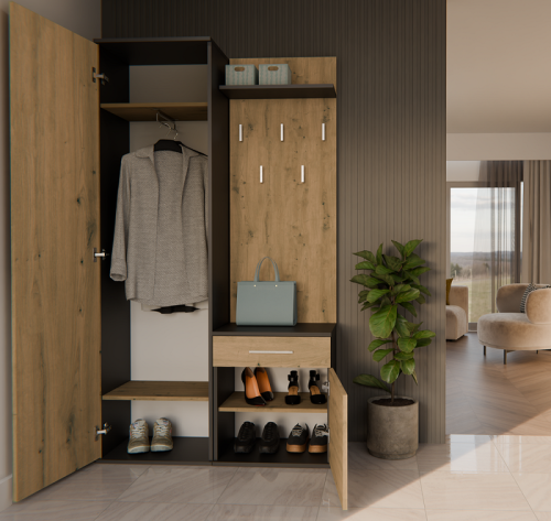 garderoba-z-szafą-w-aranżacji