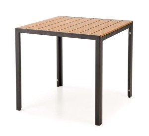 Kwadratowy stół ogrodowy z aluminium