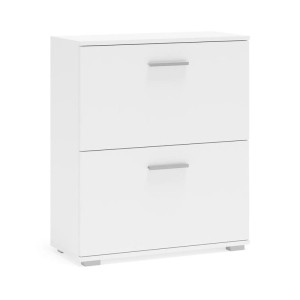 Biała uchylna szafka na obuwie 70x82cm