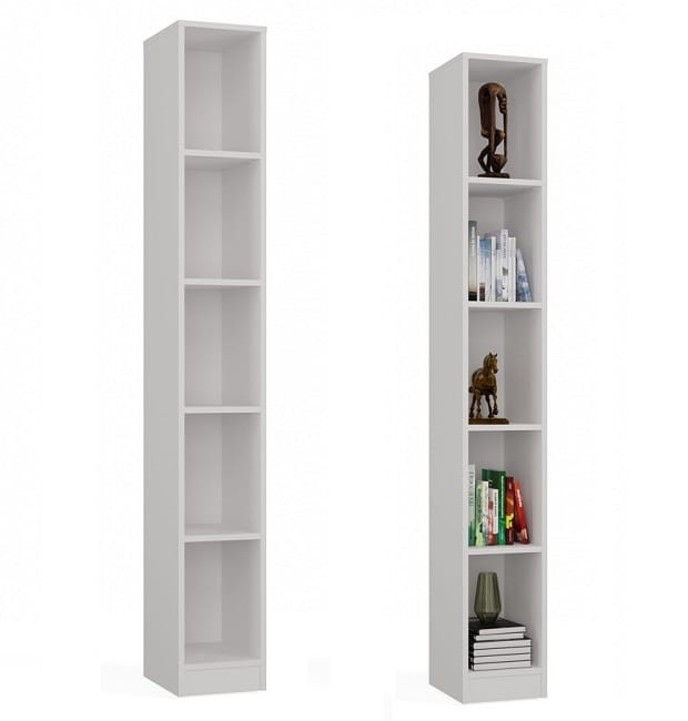 biały-wąski-regał