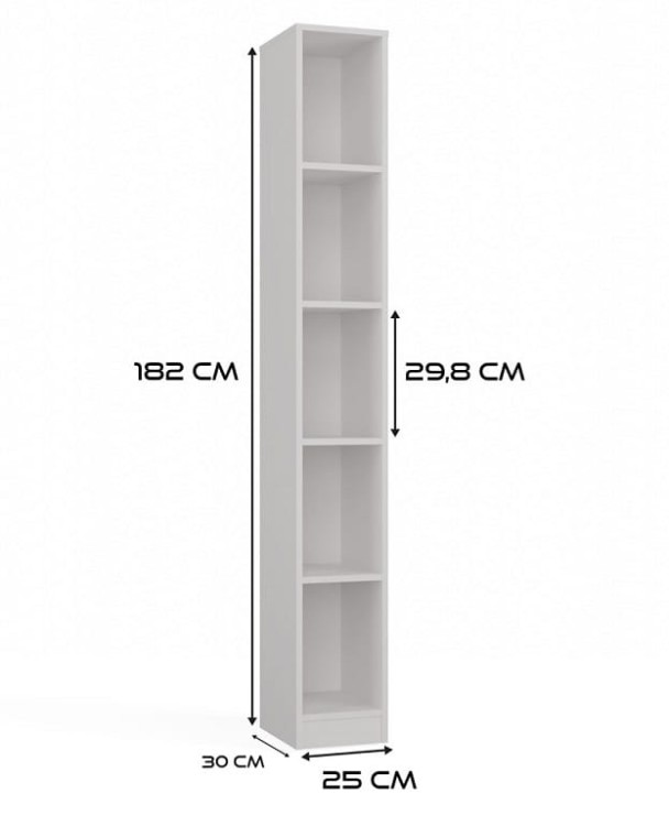 wymiary-wąskiego-regału
