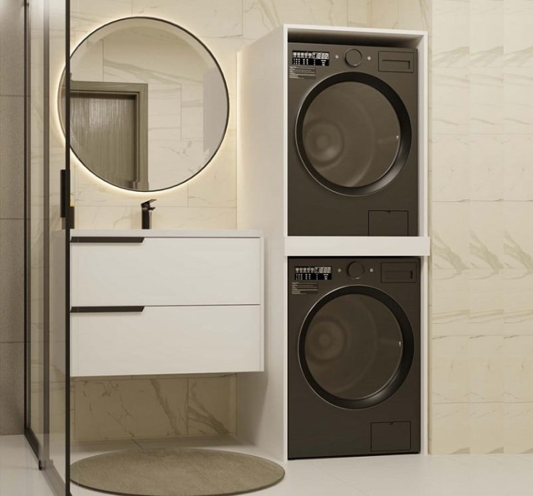 słupek-na-pralkę-i-suszarkę-w-aranżacji