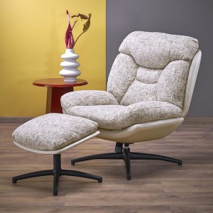 Fotel z podnóżkiem i funkcją kołyski