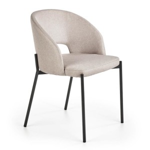 Beżowe krzesło do jadalni loft