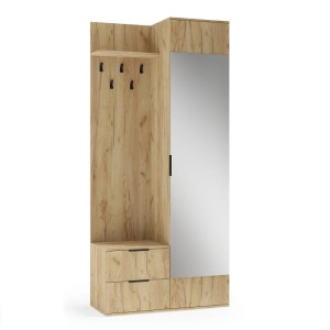 Szafa z lustrem i wieszakiem do korytarza