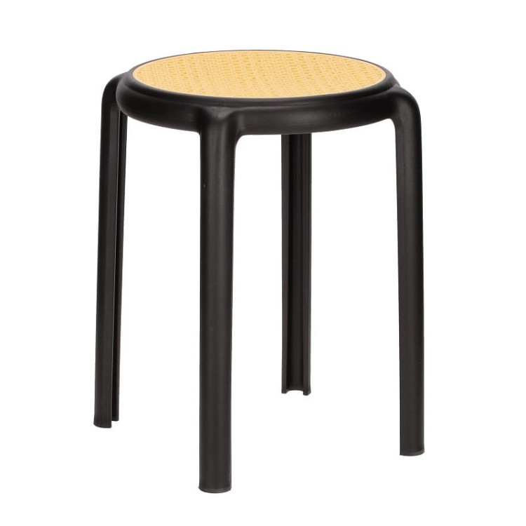 czarny-stołek-kuchenny