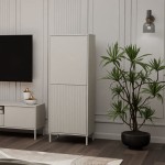 Słupek z półkami zamykany kaszmir