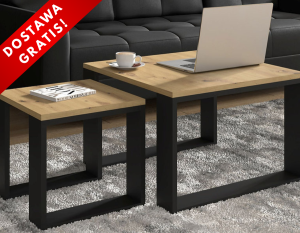 Kwadratowe stoliki kawowe 60x60 cm